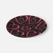 Papieren borden Valentijnsdag Papieren Bordje (Gekanteld)