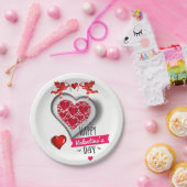 Papieren borden Valentijnsdag Papieren Bordje (Feest)