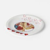 Papieren borden Valentijnsdag Papieren Bordje (Gekanteld)