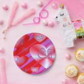 Papieren borden Valentijnsdag Papieren Bordje (Feest)