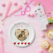 Papieren borden Valentijnsdag Papieren Bordje (Feest)