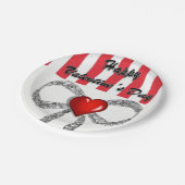 Papieren borden Valentijnsdag Papieren Bordje (Gekanteld)