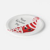 Papieren borden Valentijnsdag Papieren Bordje (Gekanteld)