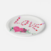 Papieren borden Valentijnsdag Papieren Bordje (Gekanteld)