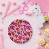 Papieren borden Valentijnsdag Papieren Bordje (Feest)