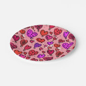 Papieren borden Valentijnsdag Papieren Bordje (Gekanteld)