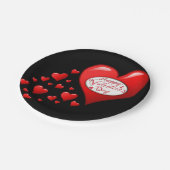 Papieren borden Valentijnsdag Papieren Bordje (Gekanteld)