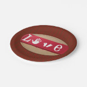 Papieren borden Valentijnsdag Papieren Bordje (Gekanteld)