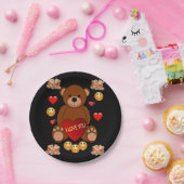 Papieren borden Valentijnsdag Papieren Bordje (Feest)