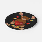 Papieren borden Valentijnsdag Papieren Bordje (Gekanteld)