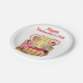 Papieren borden Valentijnsdag Papieren Bordje (Gekanteld)