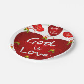 Papieren borden Valentijnsdag Papieren Bordje (Gekanteld)