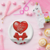 Papieren borden Valentijnsdag Papieren Bordje (Feest)