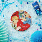 Papieren borden Valentijnsdag Papieren Bordje (Feest)