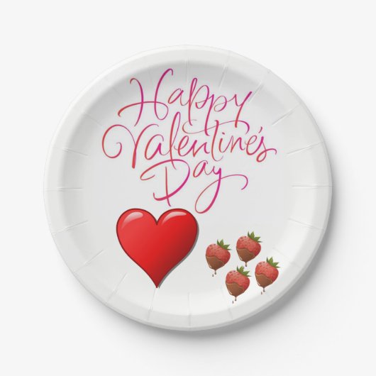 Papieren borden Valentijnse Bordje (Voorkant)