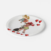 Papieren borden Valentijnse Papieren Bordje (Gekanteld)