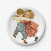 Papieren borden Valentijnse Papieren Bordje (Voorkant)