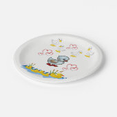 Papieren borden Valentijnse Papieren Bordje (Gekanteld)