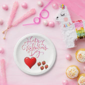 Papieren borden Valentijnse Papieren Bordje (Feest)