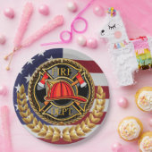 Papieren Borden van brandweer Bordje (Feest)