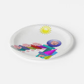 Papieren borden Varkens Papieren Bordje (Gekanteld)