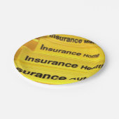 Papieren Borden Verzekeringsagent Bordje (Gekanteld)