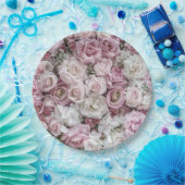 Papieren Borden - Victoriaans Rozen Papieren Bordje (Feest)