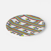 Papieren borden Vissen Papieren Bordje (Gekanteld)