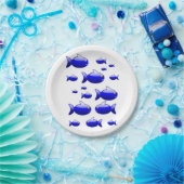 Papieren borden Vissen Papieren Bordje (Feest)