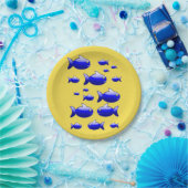 Papieren borden Vissen Papieren Bordje (Feest)