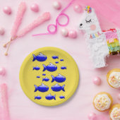 Papieren borden Vissen Papieren Bordje (Feest)