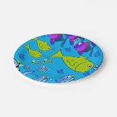 Papieren borden Vissen Papieren Bordje (Gekanteld)