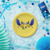 Papieren borden vogel papieren bordje (Feest)