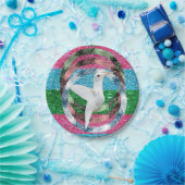 Papieren borden vogel papieren bordje (Feest)