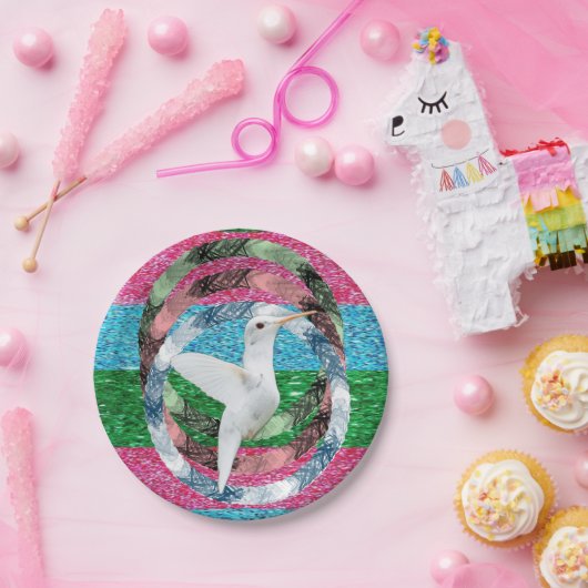 Papieren borden vogel papieren bordje (Feest)