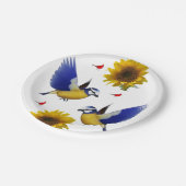 Papieren borden Vogels Papieren Bordje (Gekanteld)
