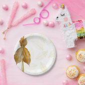 Papieren Borden voor bladeren en stro Bordje (Feest)