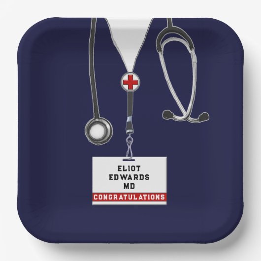 Papieren Borden voor de opleiding van medische sch Bordje (Voorkant)