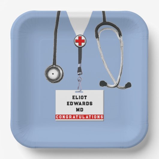 Papieren Borden voor de opleiding van medische sch Bordje (Voorkant)