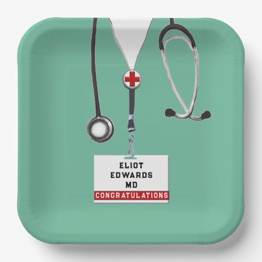 Papieren Borden voor de opleiding van medische sch Bordje (Voorkant)