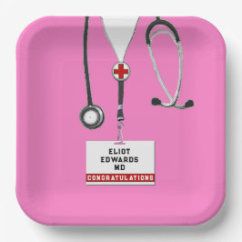 Papieren Borden voor de opleiding van medische sch Papieren Bordje