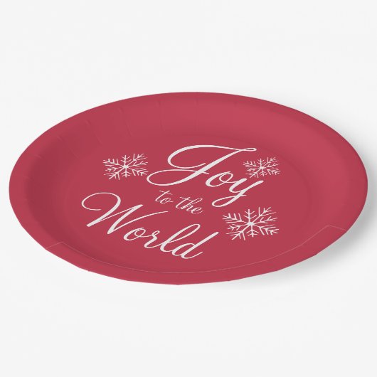 Papieren Borden voor feestdroog kerstfeest Papieren Bordje (Gekanteld)
