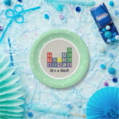 Papieren borden voor Future Biologist's Blocks Bab Bordje (Feest)
