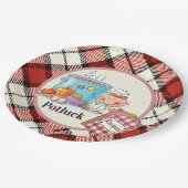 Papieren borden voor potluck bordje (Gekanteld)