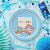 Papieren borden voor potluckdiner bordje (Feest)