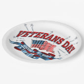 Papieren Borden voor "Veterandag" Bordje (Gekanteld)