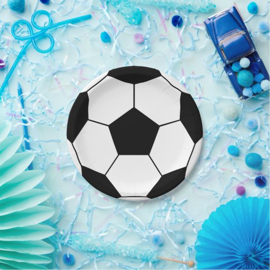 Papieren Borden voor voetbalpartijen Papieren Bordje (Feest)