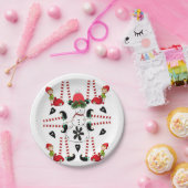 Papieren Borden, vrolijk kerstfeest Elf Papieren Bordje (Feest)