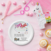 Papieren Borden Waar is moeder? Papieren Bordje (Feest)