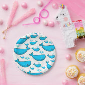 Papieren borden walvissen bordje (Feest)